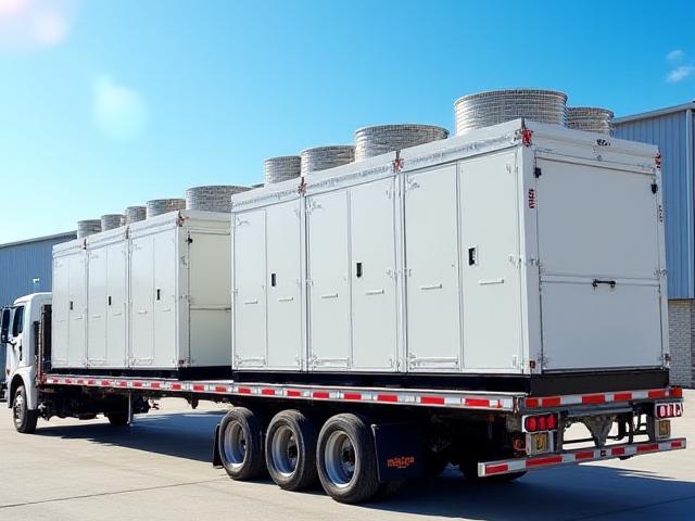 Large HVAV chiller units for data centers
