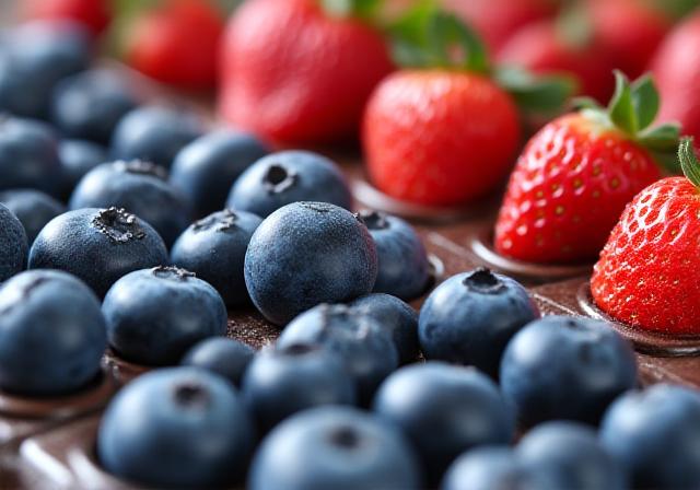Blueberries and strawberries from the Willamette Valley